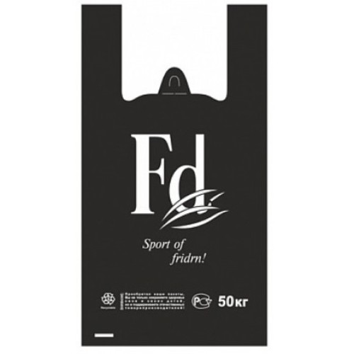 Пакет-майка ПНД 30+16х55 (30 мкм) Fd черный Солпласт (100/1000 шт.) в Екатеринбург — Uralhoz.ru