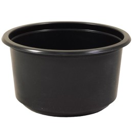 Д-115-350 мл (PP) Дно круглое черное (D-115, H-62 мм) Д-Полимер (50/500 шт.)