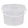 Ведро БЕЗ крышки 0,8 л (неокр) Пласт-Сервис Плюс (200 шт.) с ручкой в Екатеринбург — Uralhoz.ru