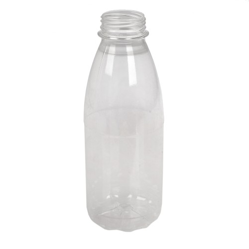 Бутылка  ПЭТ 0,5 л (бесцветная) молочная (D-3,8 см) (100 шт.) Уралпэт в Екатеринбург — Uralhoz.ru