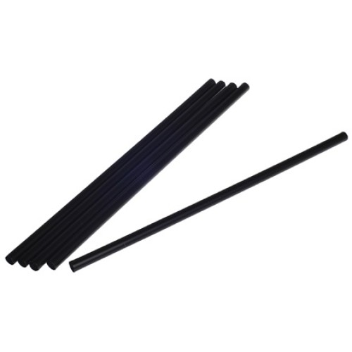 Трубочки д/коктейля 7х210 мм без изгиба черные (250 шт.) (1/32 упак.) в Екатеринбург — Uralhoz.ru