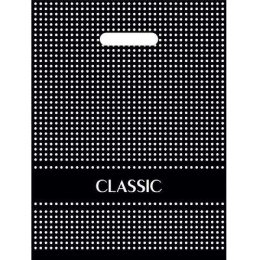 Пакет с прорубной ручкой ПВД 30х40 (50 мкм) Горошек (50/1000 шт.) Интерпак