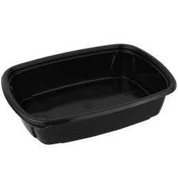 К-230х170х50 (PP) Дно прямоугольное черное 1000 мл ПолиЭР (50/300 шт.)