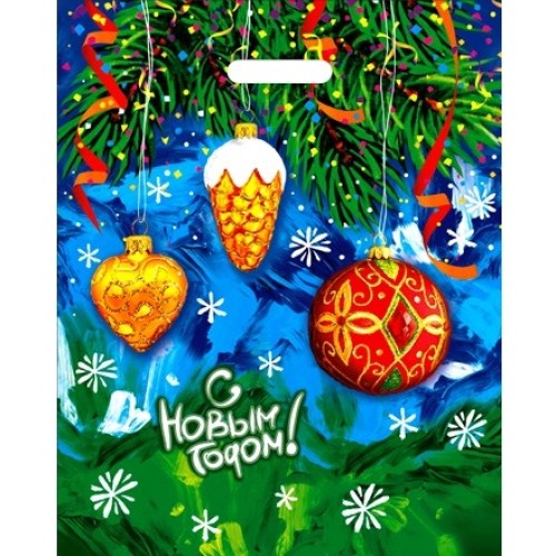 Пакет с прорубной ручкой ПВД 38х47 (60 мкм) Год сказки лам. (50/500 шт.) Интерпак в Екатеринбург — Uralhoz.ru