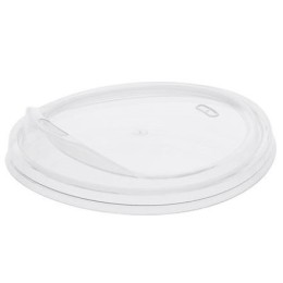 Крышка для стакана (d-90 мм) открытый питейник тип З прозрачная ВЗЛП (50/1000 шт.) 3016П