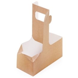 Держатель на 2 стакана Cupholder (переноска с ручкой) (25/500 шт.) OSQ