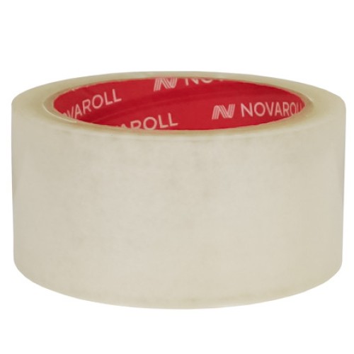 Лента клейкая (40 мкм) 48 мм х  66 м прозрачная NOVAROLL 203 арт.0120-3340Х (6/36 шт.) в Екатеринбург — Uralhoz.ru