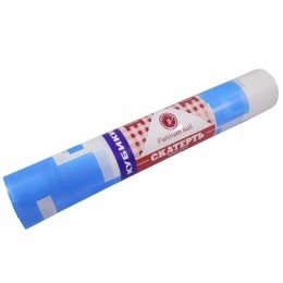 Скатерть в рулоне ПВД 110х180 (40 мкм) Клетка синяя (5 шт.) (1/20 шт.) Platinum Roll