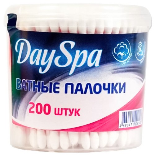 Палочки ватные в стакане (200 шт.) Day Spa (1/48 шт.) в Екатеринбург — Uralhoz.ru