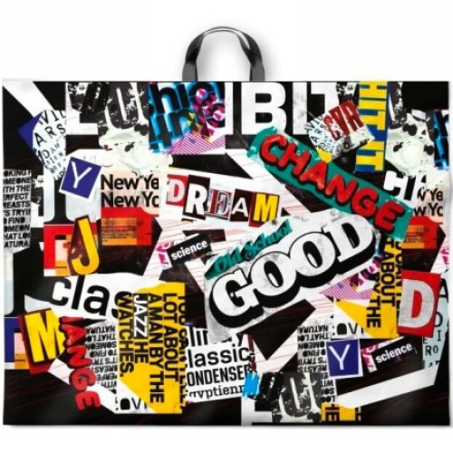 Пакет с петлевой ручкой ПВД 71х55 (90 мкм) Билборд  (25/200 шт.) Интерпак в Екатеринбург — Uralhoz.ru