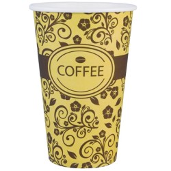 Стакан ГН 400 мл (d-90 мм) бумажный Узор (50/1000 шт.) GoodCup АКЦИЯ