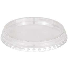 Крышка к стакану ПЭТ плоская D-95 мм (50/1000 шт.) ПолиЭР