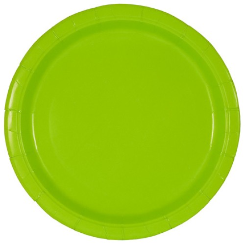 Тарелка картонная d-230 ламинированная с бортом Green (50/500 шт.) ИнтроПластик в Екатеринбург — Uralhoz.ru