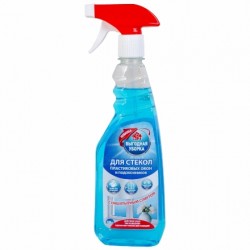 Средство моющее для стекол 0,5 л с нашатыр.спиртом Выгодная уборка СИНЯЯ БУТЫЛКА (1/20 шт.) 2516