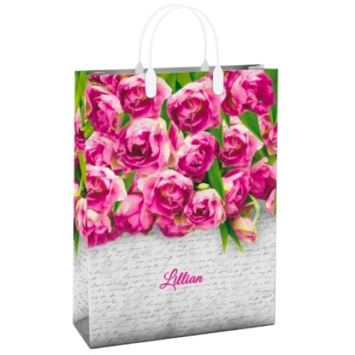 Пакет мягкий пластик 30х40 (150 мкм) Соцветие лам. (10/40 шт.) Интерпак в Екатеринбург — Uralhoz.ru