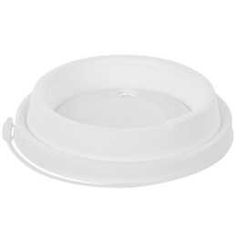 Крышка для стакана (d-90 мм) тип И белая матовая ВЗЛП (50/1000 шт.) 3018б АКЦИЯ