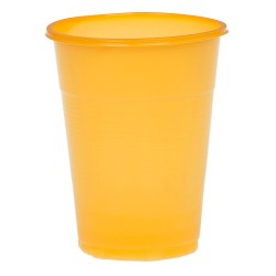 Стакан 200 мл одноразовый (желтый) МОПС (100/4200 шт.)