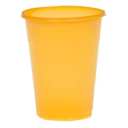 Стакан 200 мл одноразовый (желтый) МОПС (100/4200 шт.)