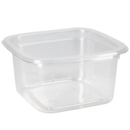 СпК-0909 200 мл (PET) Дно квадратное прозрачное ПолиЭР (50/500 шт.)