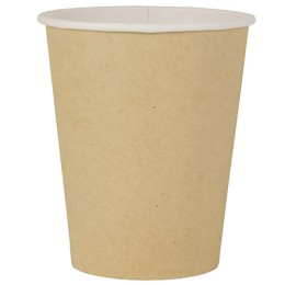 Стакан ГН 250 мл (d-80 мм) бумажный КРАФТ (50/1000 шт.) ЛигаПак