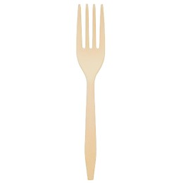 Вилка одноразовая 150 мм компакт (PP) бежевая (ВЗЛП) (50/1000 шт.) 4056беж