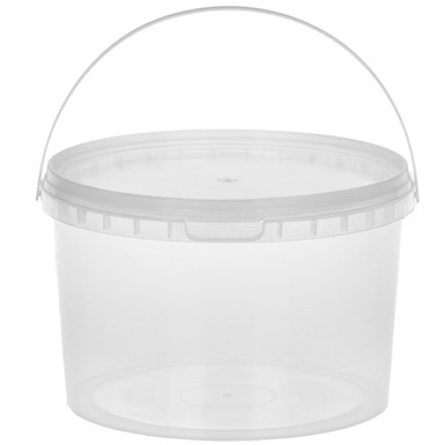 Ведро с крышкой и ручкой 1,5 л (неокр) Луч (125 шт.) в Екатеринбург — Uralhoz.ru