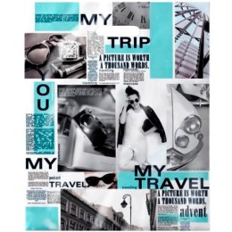 Пакет с прорубной ручкой ПВД 38х47 (60 мкм) Пиар лам. (50/500 шт.) Интерпак