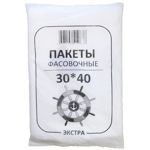 Пакет фасовочный ПНД 30х40   ЭКСТРА ЧЕРНЫЕ Штурвал 1000 шт. (1/10 т.шт.) в Екатеринбург — Uralhoz.ru