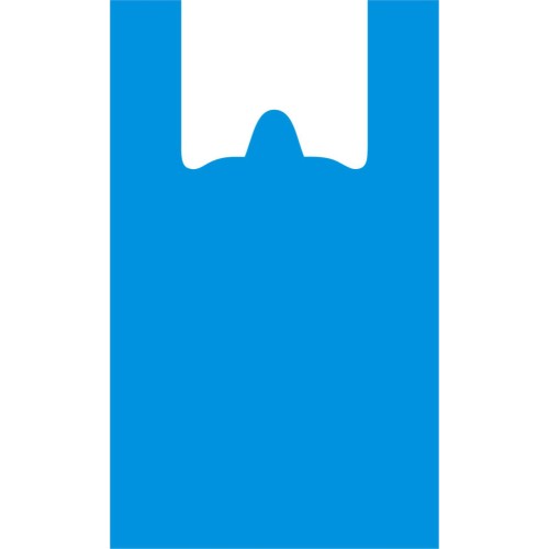 Пакет-майка ПНД 30+16х55 (17 мкм) синяя Солпласт (100/1000 шт.) в Екатеринбург — Uralhoz.ru