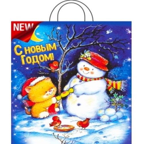 Пакет с петлевой ручкой ПНД 38х42 (40 мкм) Вечерок (25/500 шт.) Интерпак в Екатеринбург — Uralhoz.ru