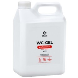 Средство чистящее для сантехники 5,3 кг WC-gel GRASS Professional (1/4 шт.) 125203
