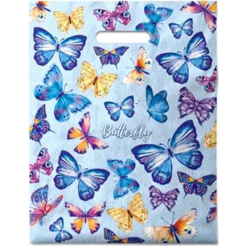 Пакет с прорубной ручкой ПВД 31х40 (60 мкм) Полет лам. (50/500 шт.) Интерпак в Екатеринбург — Uralhoz.ru