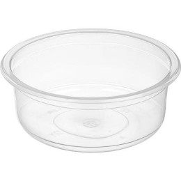 К-115-250 мл (PP) Дно круглое прозрачное (D-115, H-43,6 мм) ПолиЭР (50/500 шт.)