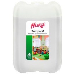Средство дезинфицирующее 5,0 л Ника-экстра М с моющим эффектом (1/4 шт.) ЧестныйЗнак
