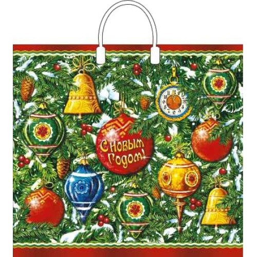 Пакет с пластиковой ручкой ПВД 38х35 (90 мкм) Ансамбль лам. (10/100 шт.) Интерпак в Екатеринбург — Uralhoz.ru