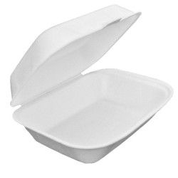 Ланч-бокс (195х150х70) LBS-BOX ЭКО (100 шт.) БЕЛЫЙ