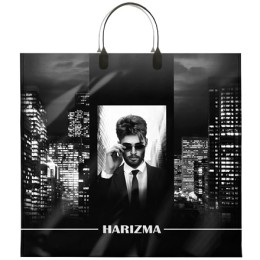 Пакет с пластиковой ручкой ПВД 38х35 (90 мкм) Харизма лам. (10/100 шт.) Интерпак