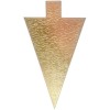Подложка с держателем треугольник (0,8 мм) 120х90 мм золото (100/6000 шт.) в Екатеринбург — Uralhoz.ru