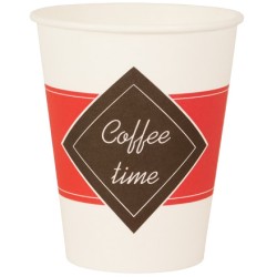 Стакан ГН 165 мл (d-70 мм) бумажный Coffee time (50/2000 шт.) ЛигаПак