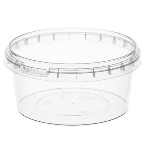 Контейнер круглый 500 мл (Н-61, D-122) упорное кольцо+конт.замок (225 шт.) ВЗЛП комплект 1215кп в Екатеринбург — Uralhoz.ru