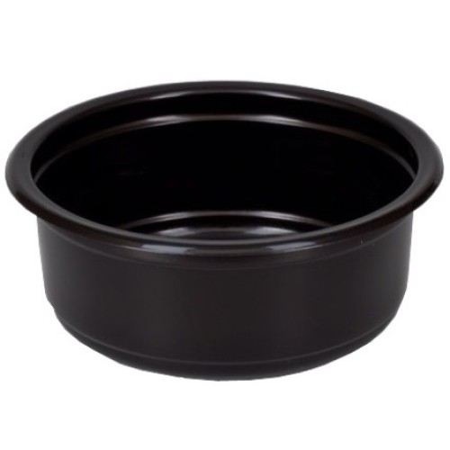 К-115-250 мл (PP) Дно круглое черное (D-115, H-43,6 мм) ПолиЭР (50/500 шт.) в Екатеринбург — Uralhoz.ru