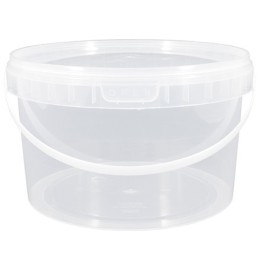 Ведро с крышкой и ручкой 2,25 л (неокр) Луч (50 шт.)