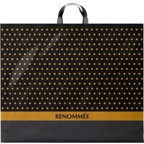 Пакет с петлевой ручкой ПВД 60х50 (70 мкм) Реноме (25/250 шт.) Интерпак в Екатеринбург — Uralhoz.ru