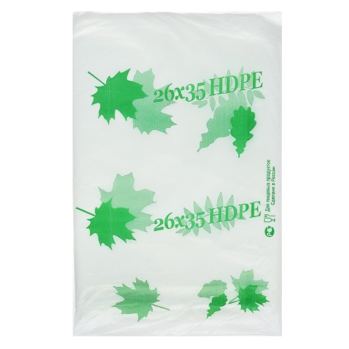Пакет фасовочный ПНД 26х35 Кленовый лист (1/20 упак.) в Екатеринбург — Uralhoz.ru