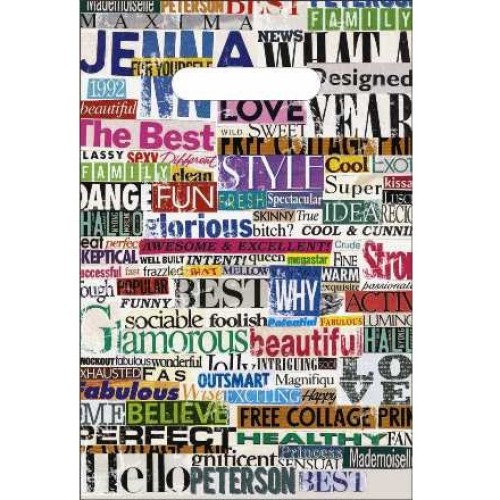 Пакет с прорубной ручкой ПВД 20х30 (30 мкм) Массмедия (100/2000 шт.) Интерпак в Екатеринбург — Uralhoz.ru