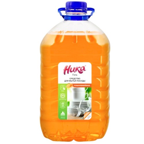 Средство моющее для посуды 5,0 кг Ника ГЕЛЬ (1/4 шт.) в Екатеринбург — Uralhoz.ru